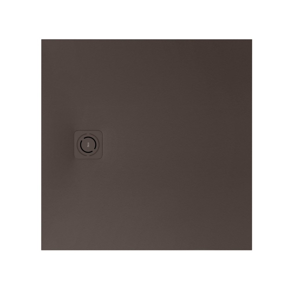 Cut out image of the Roca Terran-N Stonex 900mm Coffee Square Shower Tray with Waste
